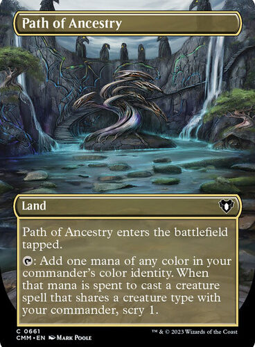 Path of Ancestry (Borderless) Commander Masters - Variants