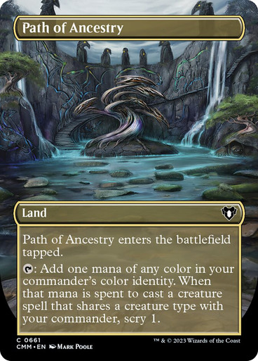 PathOfAncestry661__93437 Path of Ancestry (Borderless) Commander Masters - Variants