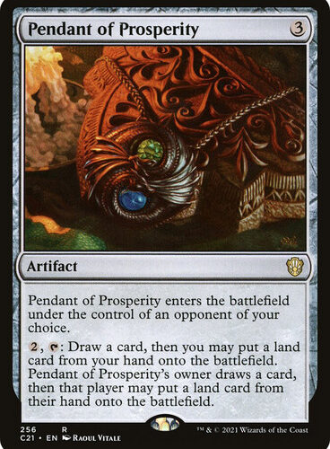 Pendant of Prosperity Commander 2021