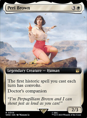 Peri Brown (Extended Art) Doctor Who Commander - Variants
