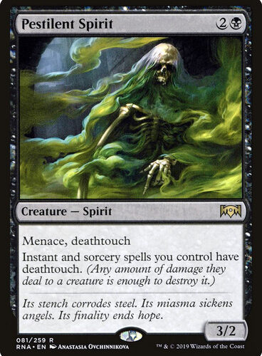 Pestilent Spirit Ravnica Allegiance