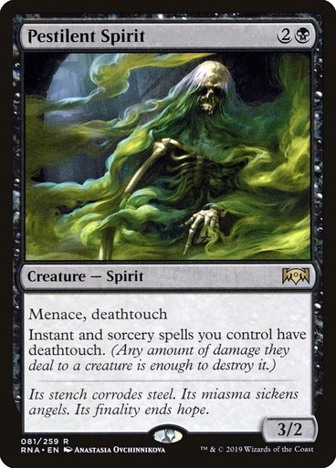 PestilentSpirit__75248 Pestilent Spirit Ravnica Allegiance