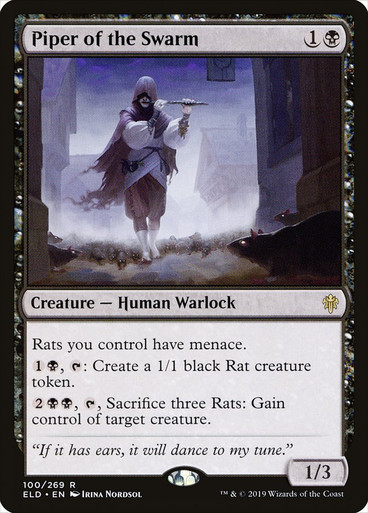PiperOfTheSwarm__14842 Piper of the Swarm Throne of Eldraine