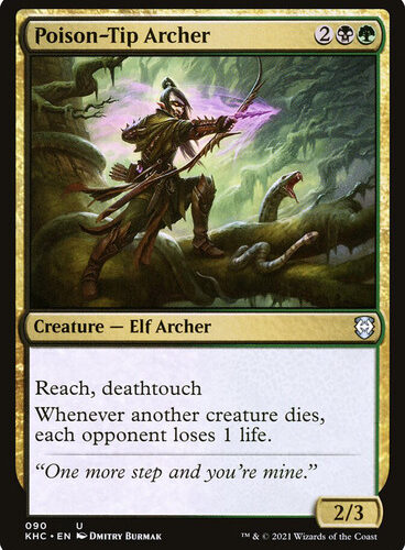 Poison-Tip Archer Kaldheim Commander