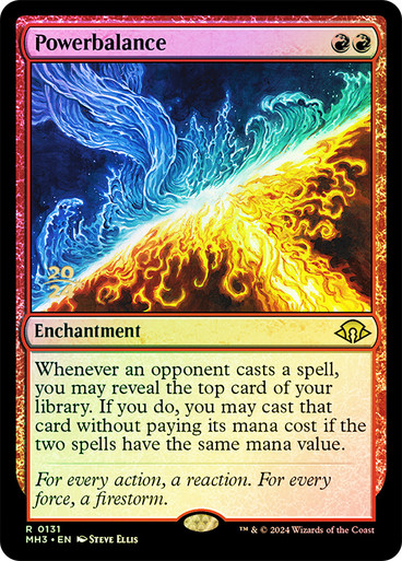 Powerbalance__40827 Powerbalance (Prerelease) (Modern Horizons 3) Promo: Date Stamped