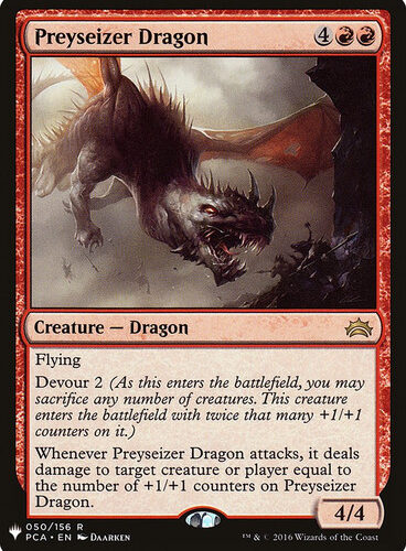 Preyseizer Dragon Planeswalker Symbol Reprints