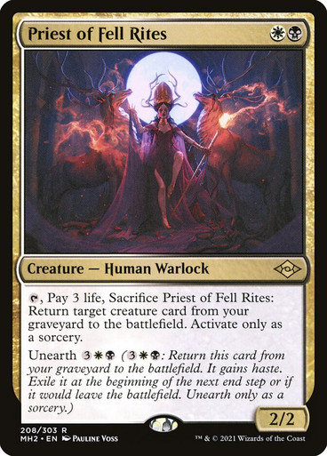 PriestOfFellRites__34815 Priest of Fell Rites Modern Horizons 2