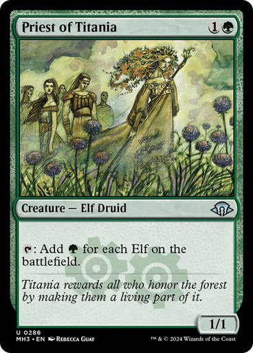 PriestOfTitania__20826 Priest of Titania Modern Horizons 3