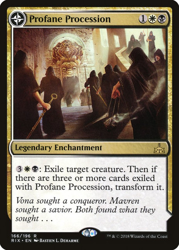 ProfaneProcession__81206 Profane Procession // Tomb of the Dusk Rose Rivals of Ixalan