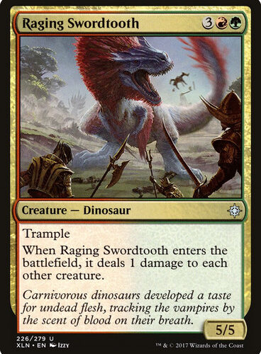 Raging Swordtooth Ixalan