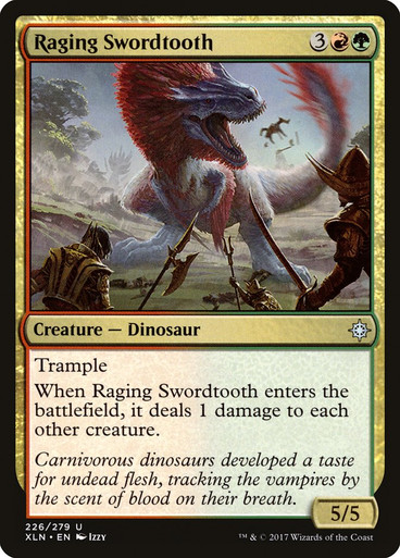 RagingSwordtooth__17915 Raging Swordtooth Ixalan