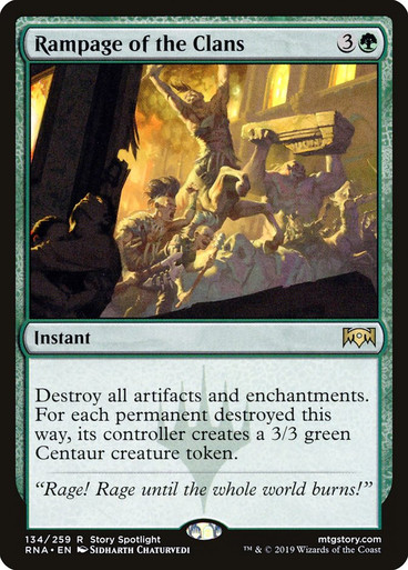 RampageOfTheClans__47107 Rampage of the Clans Ravnica Allegiance