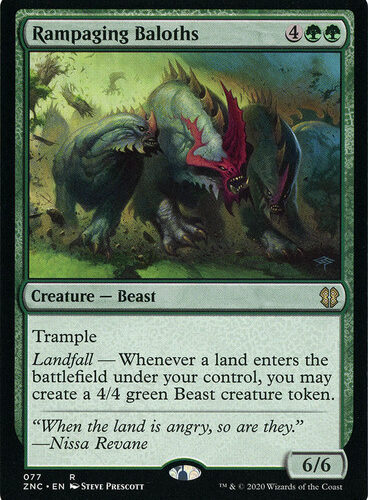 Rampaging Baloths Zendikar Rising Commander