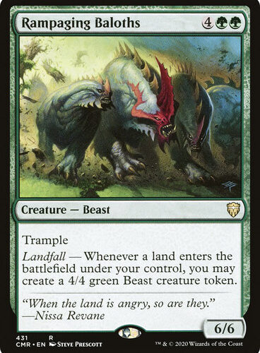 Rampaging Baloths Commander Legends