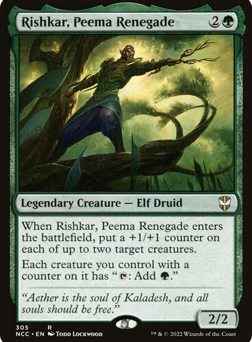 Rishkar, Peema Renegade Streets of New Capenna Commander