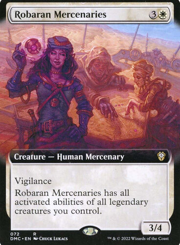 Robaran Mercenaries (Extended Art) Dominaria United Commander - Variants