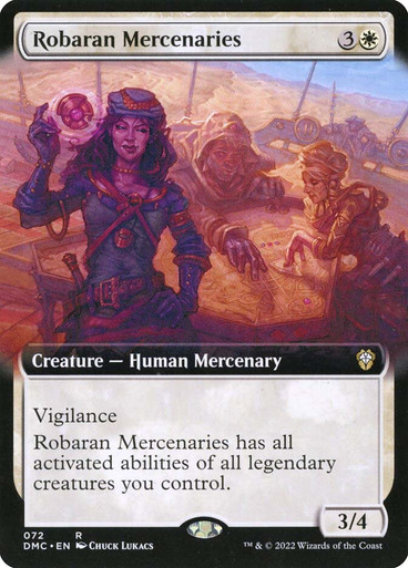 RobaranMercenaries072__05519 Robaran Mercenaries (Extended Art) Dominaria United Commander - Variants