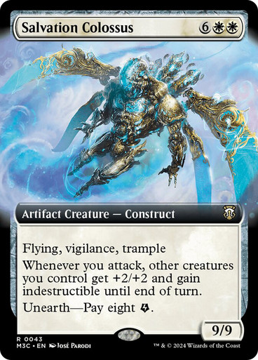 SalvationColossus043__78615 Salvation Colossus (Extended Art) Modern Horizons 3 Commander - Variants