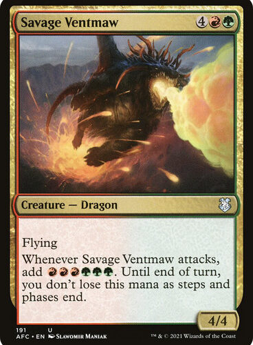 Savage Ventmaw Adventures in the Forgotten Realms Commander