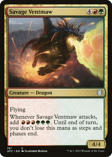 SavageVentmaw__39275 Savage Ventmaw Adventures in the Forgotten Realms Commander