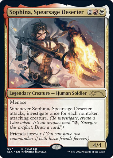 SophinaSpearsageDeserter__37420 Sophina, Spearsage Deserter (Secret Lair) Secret Lair