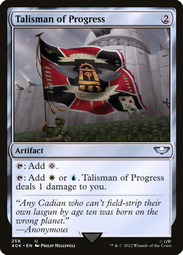 TalismanOfProgress__14091 Talisman of Progress Warhammer 40,000 Commander