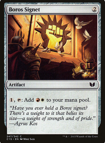 Boros Signet Commander 2015