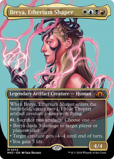 Breya, Etherium Shaper (Borderless) Modern Horizons 3 - Variants