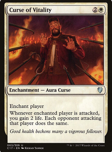 Curse of Vitality Commander 2017 E