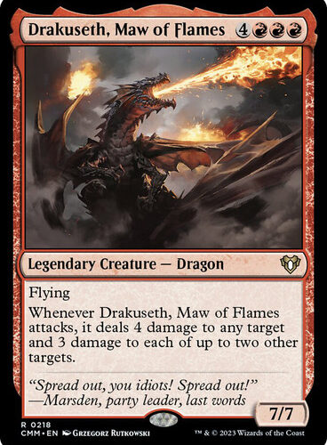 Drakuseth, Maw of Flames Commander Masters