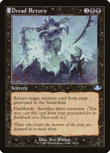 DreadReturn302__06049 (1) Dread Return (Retro Frame) Dominaria Remastered - Retro Frame