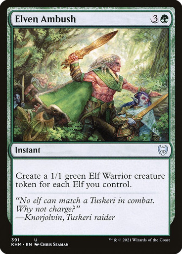 ElvenAmbush__64782 Elven Ambush (Theme Booster) Kaldheim