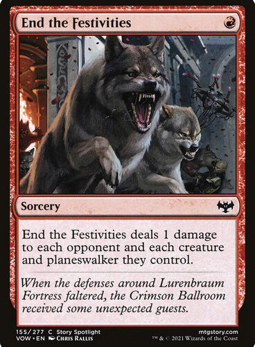 End the Festivities Innistrad: Crimson Vow