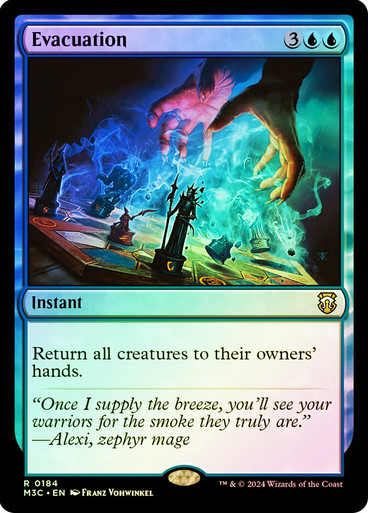 Evacuation Modern Horizons 3 Commander  Ripple Foil