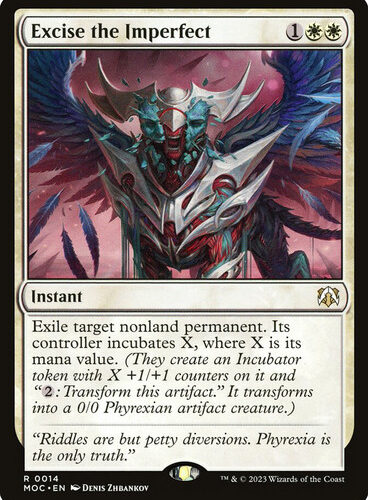 Excise the Imperfect March of the Machine Commander