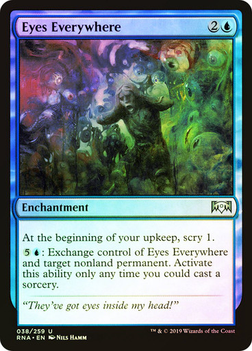 EyesEverywhere__92308 Eyes Everywhere Ravnica Allegiance