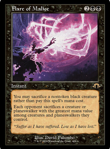 Flare of Malice (Retro Frame) Modern Horizons 3 - Retro Frame