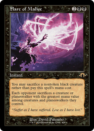 Flare of Malice (Retro Frame) Modern Horizons 3 - Retro Frame