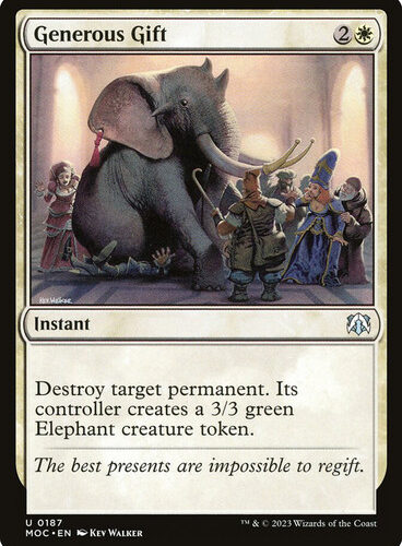 Generous Gift March of the Machine Commander