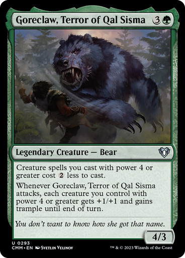 GoreclawTerrorOfQalSisma__39909 Goreclaw, Terror of Qal Sisma Commander Masters