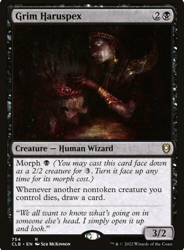 Grim Haruspex Commander Legends: Battle for Baldur's Gate