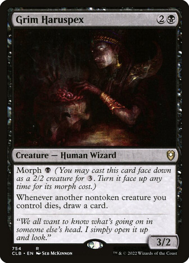 Grim Haruspex Commander Legends: Battle for Baldur's Gate