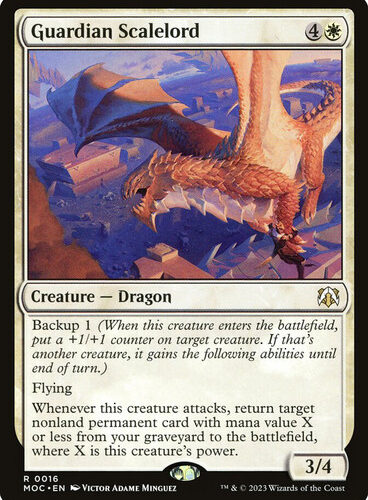 Guardian Scalelord March of the Machine Commander