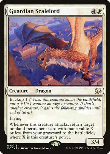 Guardian Scalelord March of the Machine Commander