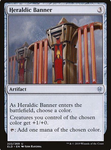 Heraldic Banner Throne of Eldraine