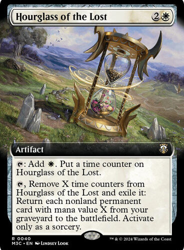 Hourglass of the Lost (Extended Art) Modern Horizons 3 Commander