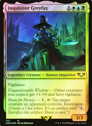 Inquisitor Greyfax Warhammer 40,000 Commander (Foil)