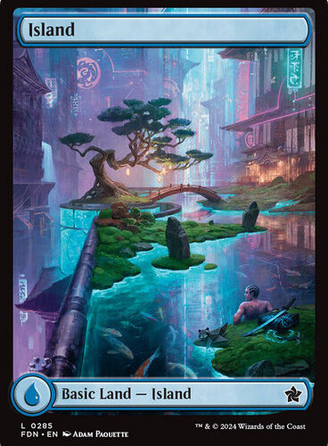 Island (#285) (Full Art) Foundations