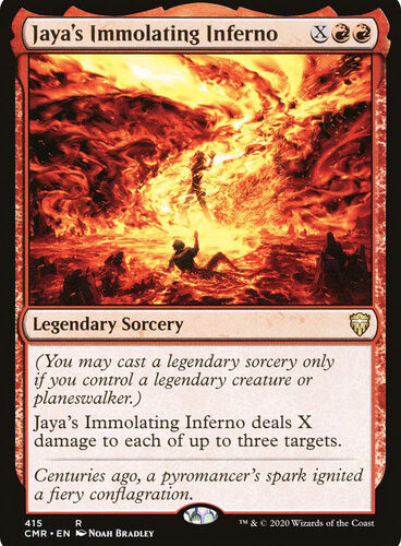 Jaya's Immolating Inferno Commander Legends