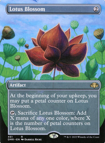 Lotus Blossom (Borderless) Dominaria Remastered - Borderless